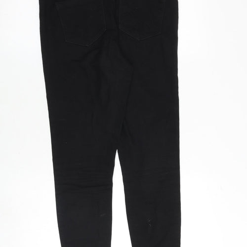 Papaya Womens Black Cotton Jegging Jeans Size 10 Regular