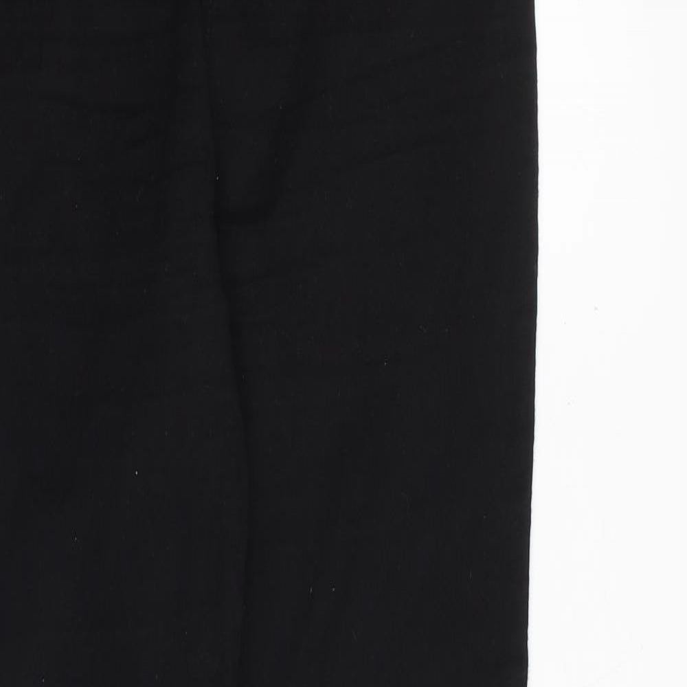 Papaya Womens Black Cotton Jegging Jeans Size 10 Regular