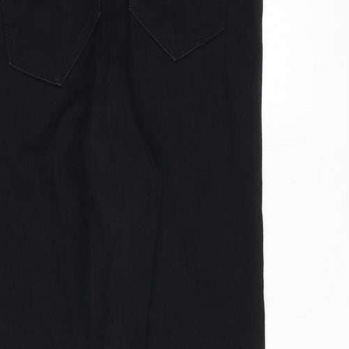 Papaya Womens Black Cotton Jegging Jeans Size 10 Regular
