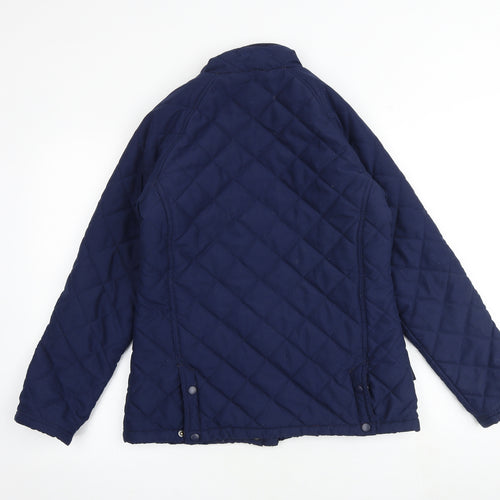 Mountain Warehouse Womens Blue Quilted Jacket Size 10 Zip