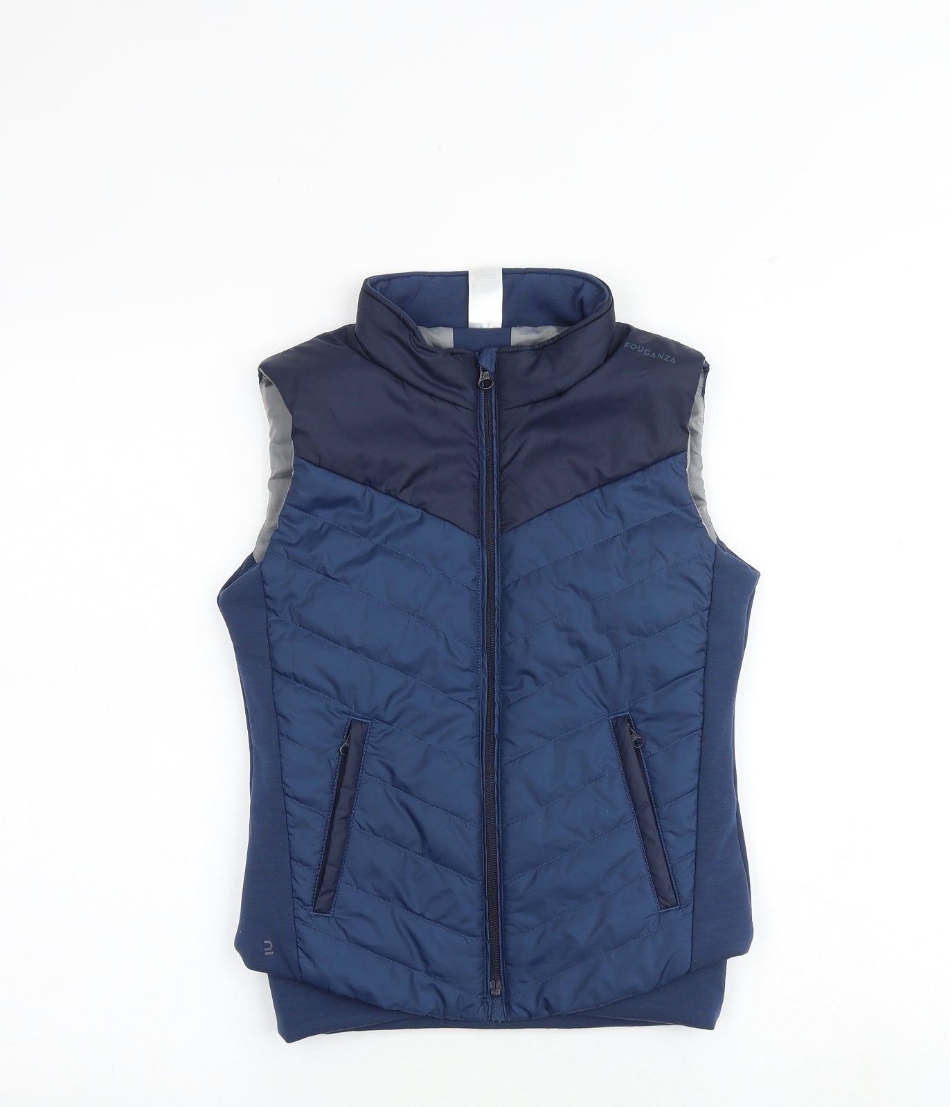 DECATHLON Boys Blue Gilet Jacket Size 8-9 Years Zip