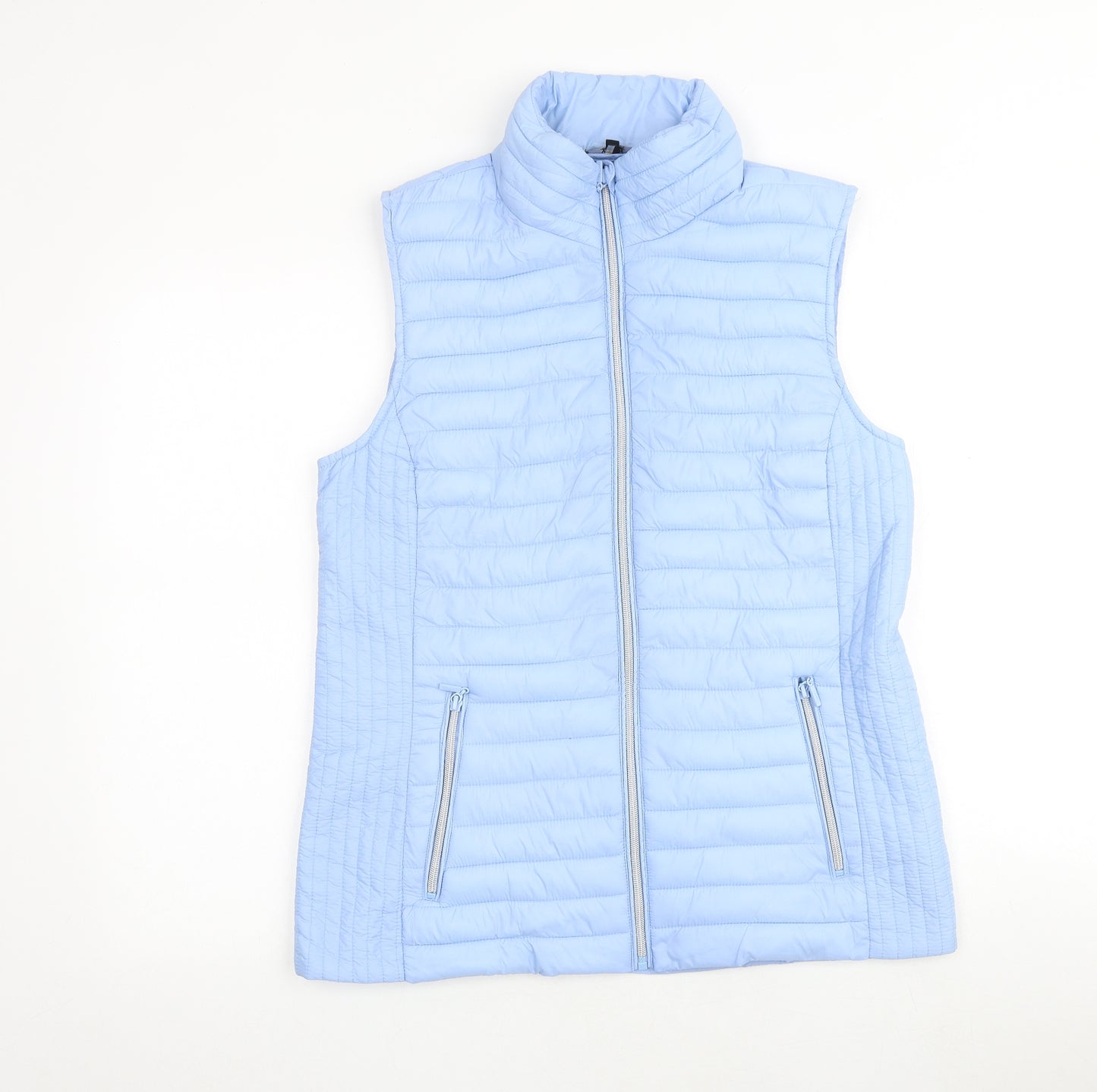 Yest Womens Blue Gilet Jacket Size 14 Zip