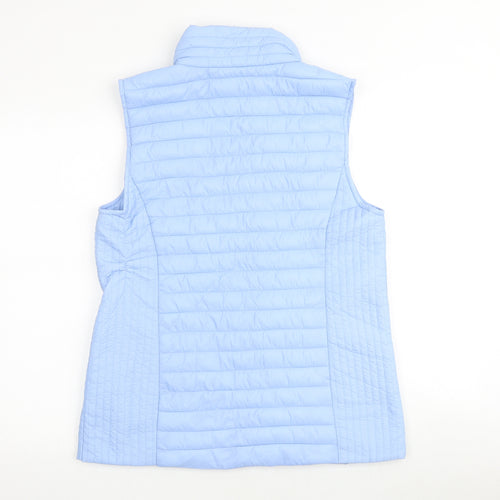 Yest Womens Blue Gilet Jacket Size 14 Zip
