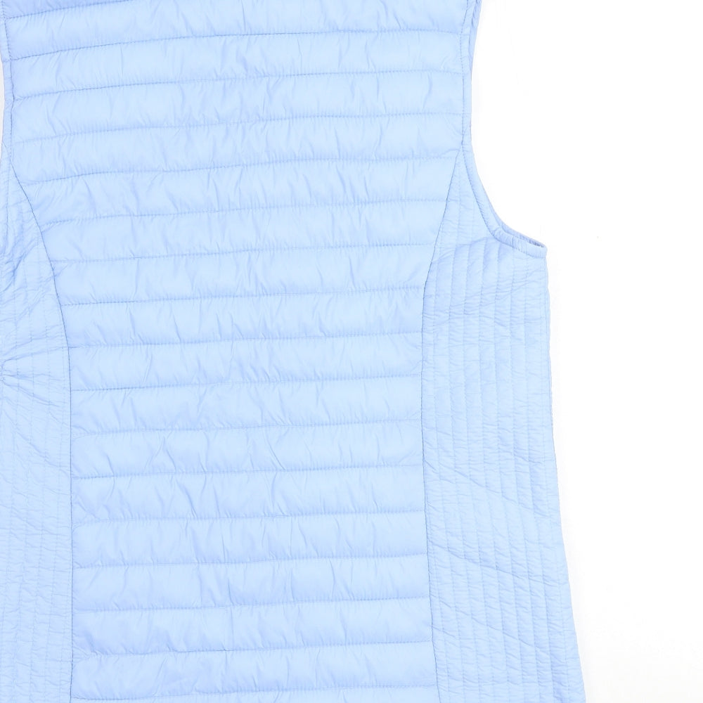 Yest Womens Blue Gilet Jacket Size 14 Zip