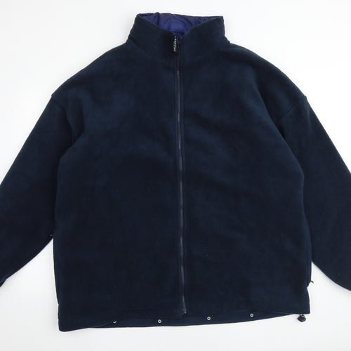 Grizzly Mens Blue Jacket Size 2XS Zip
