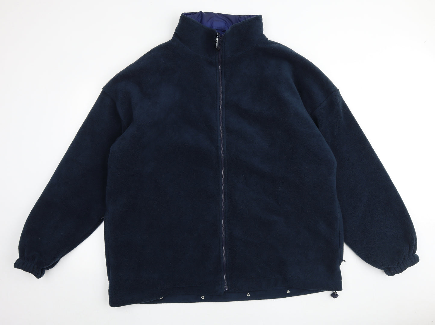 Grizzly Mens Blue Jacket Size 2XS Zip