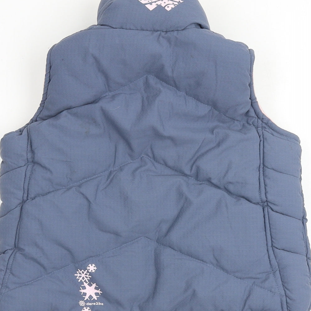 Dare 2B Girls Grey Gilet Jacket Size 3-4 Years Zip