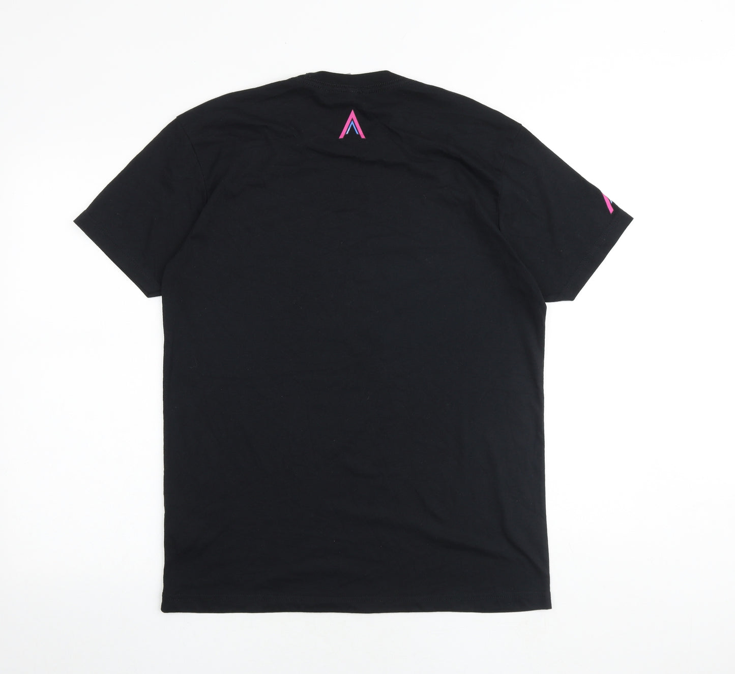 Next Level Mens Black Cotton T-Shirt Size M Round Neck - Good News Of Great Joy
