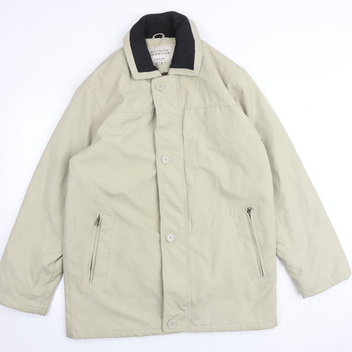 Hutson Harbour Mens Beige Jacket Size M Zip