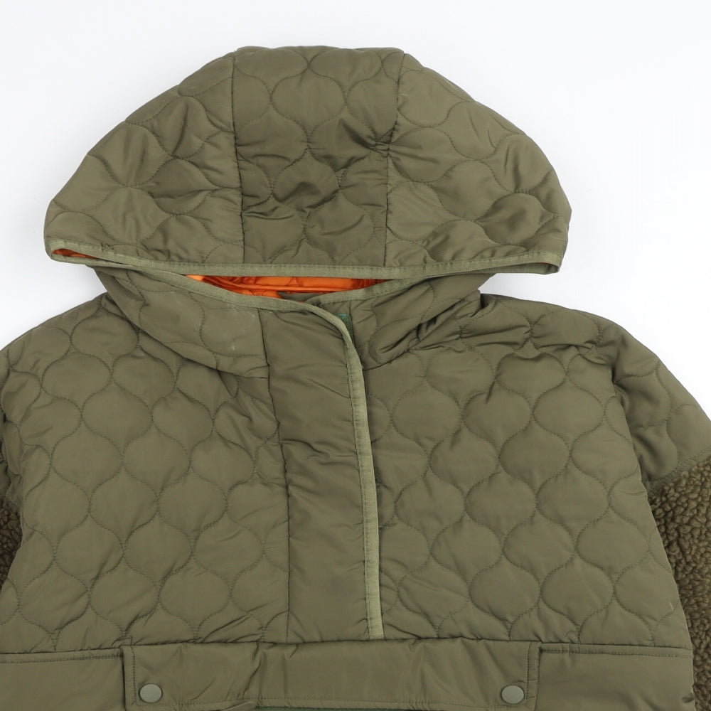 Zara Mens Green Anorak Jacket Size S