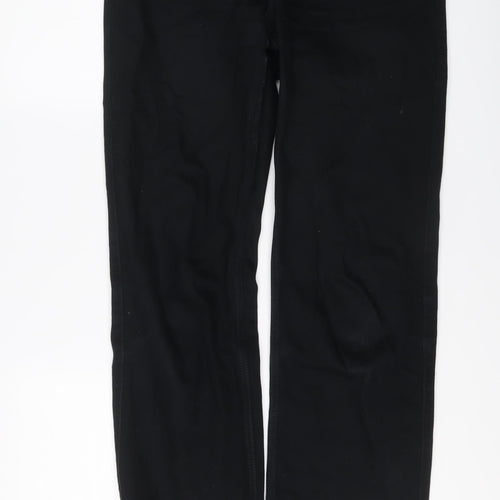 Weekday Mens Black Cotton Straight Jeans Size 29 in L32 in Regular Button