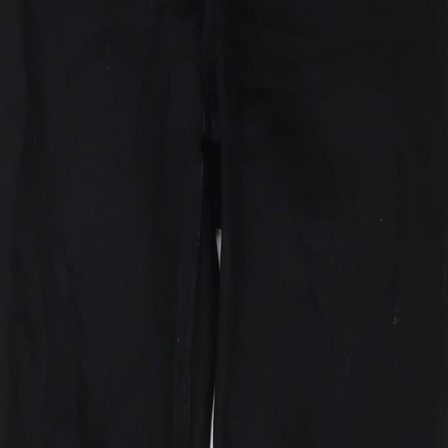 Weekday Mens Black Cotton Straight Jeans Size 29 in L32 in Regular Button