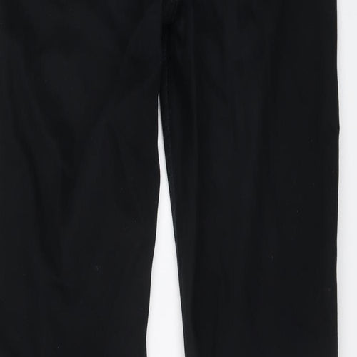 Weekday Mens Black Cotton Straight Jeans Size 29 in L32 in Regular Button
