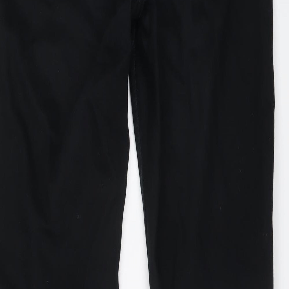 Weekday Mens Black Cotton Straight Jeans Size 29 in L32 in Regular Button