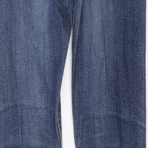 Lee Mens Blue Cotton Skinny Jeans Size 29 in Regular Button
