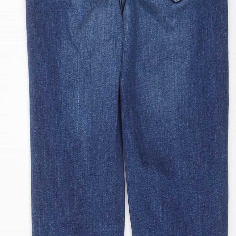 NEXT Boys Blue Cotton Skinny Jeans Size 14 Years Regular Button