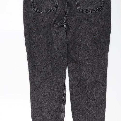 Topshop Womens Grey Cotton Skinny Jeans Size 30 in L26 in Regular Button
