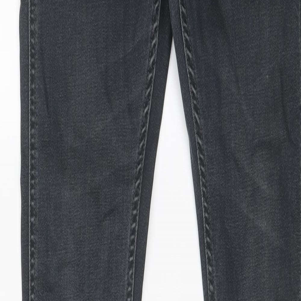 Topman Mens Blue Cotton Skinny Jeans Size 30 in L32 in Regular Button