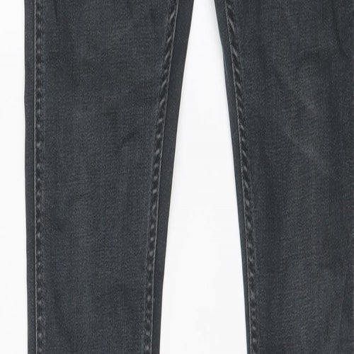 Topman Mens Blue Cotton Skinny Jeans Size 30 in L32 in Regular Button