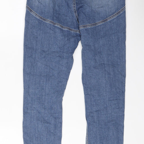 ASOS Womens Blue Cotton Skinny Jeans Size 30 in L32 in Regular Button