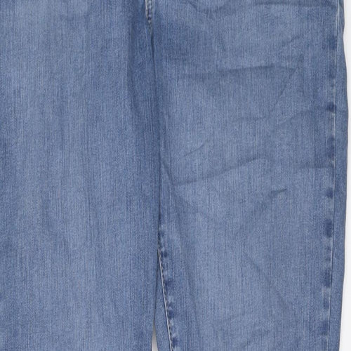 Levi's Womens Blue Cotton Skinny Jeans Size 31 in L32 in Regular Button