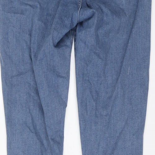 Levi's Womens Blue Cotton Skinny Jeans Size 31 in L32 in Regular Button