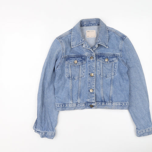 ASOS Womens Blue Jacket Size 8 Button