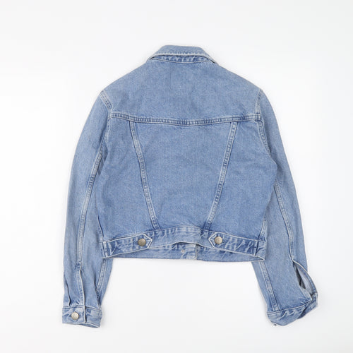 ASOS Womens Blue Jacket Size 8 Button