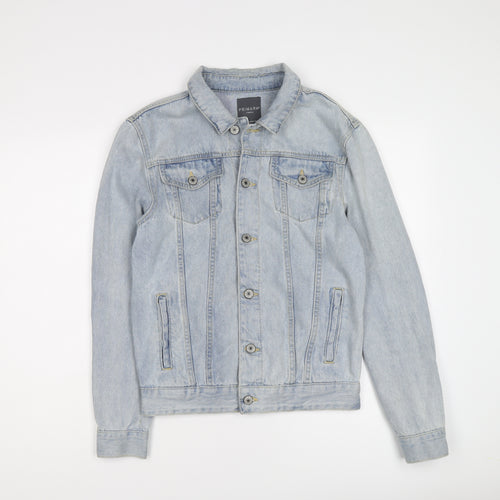 Primark Mens Blue Jacket Size XS Button