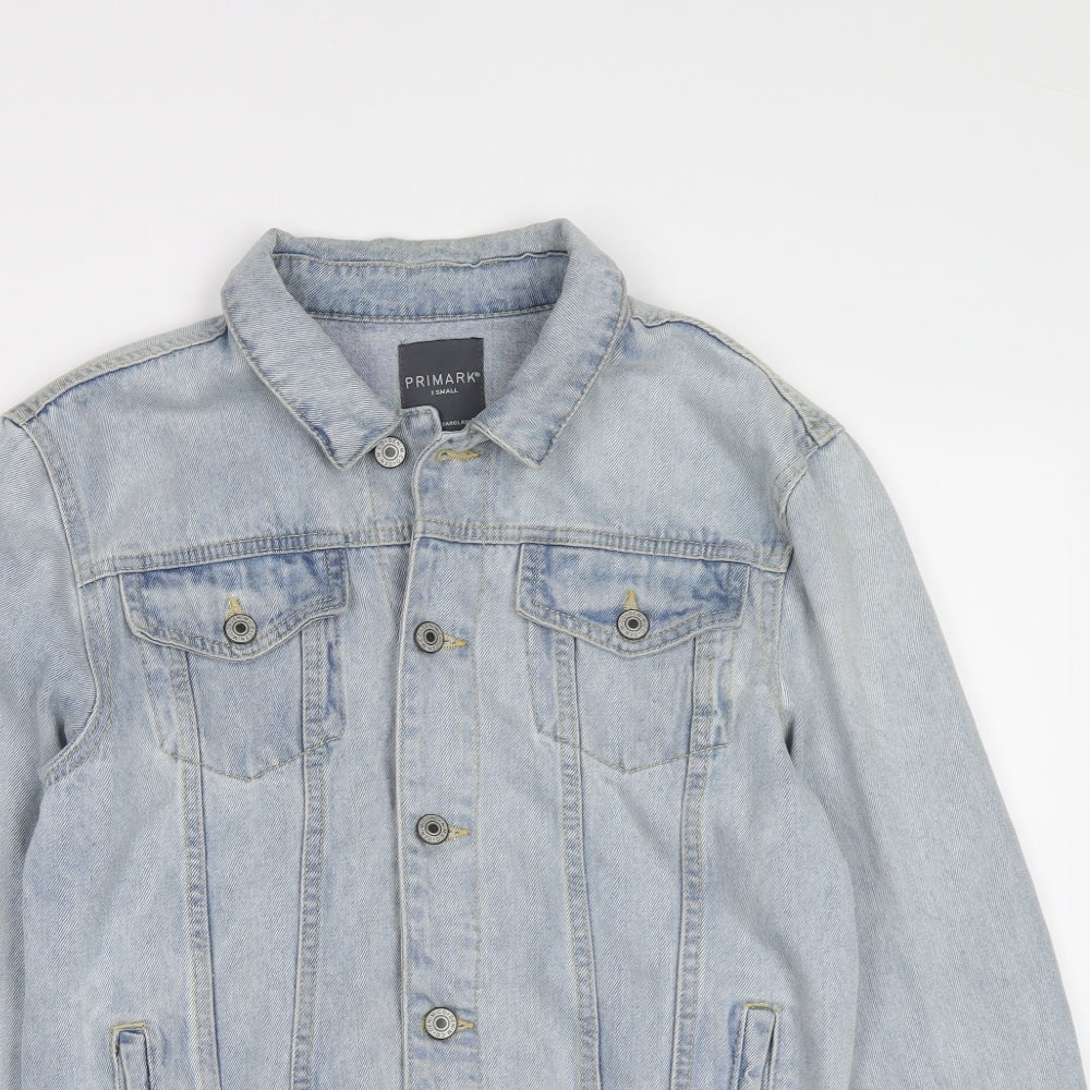 Primark Mens Blue Jacket Size XS Button