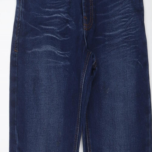 NEXT Boys Blue Cotton Straight Jeans Size 10 Years Regular Button