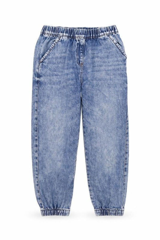 NEXT Boys Blue Cork Tapered Jeans Size 9 Months Regular Pullover