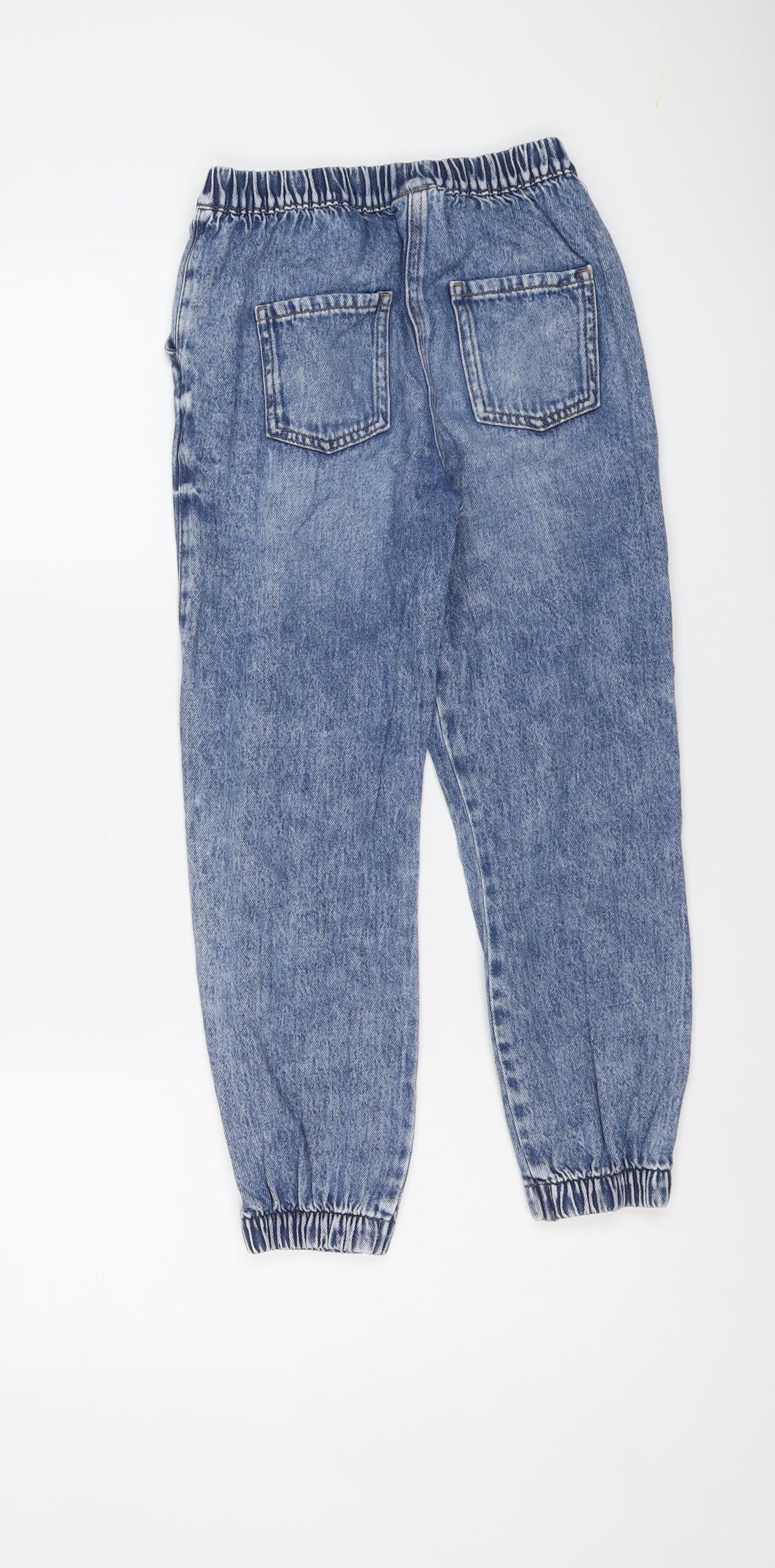 NEXT Boys Blue Cork Tapered Jeans Size 9 Months Regular Pullover