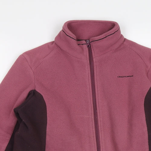 Craghoppers Womens Purple Jacket Size 16 Zip
