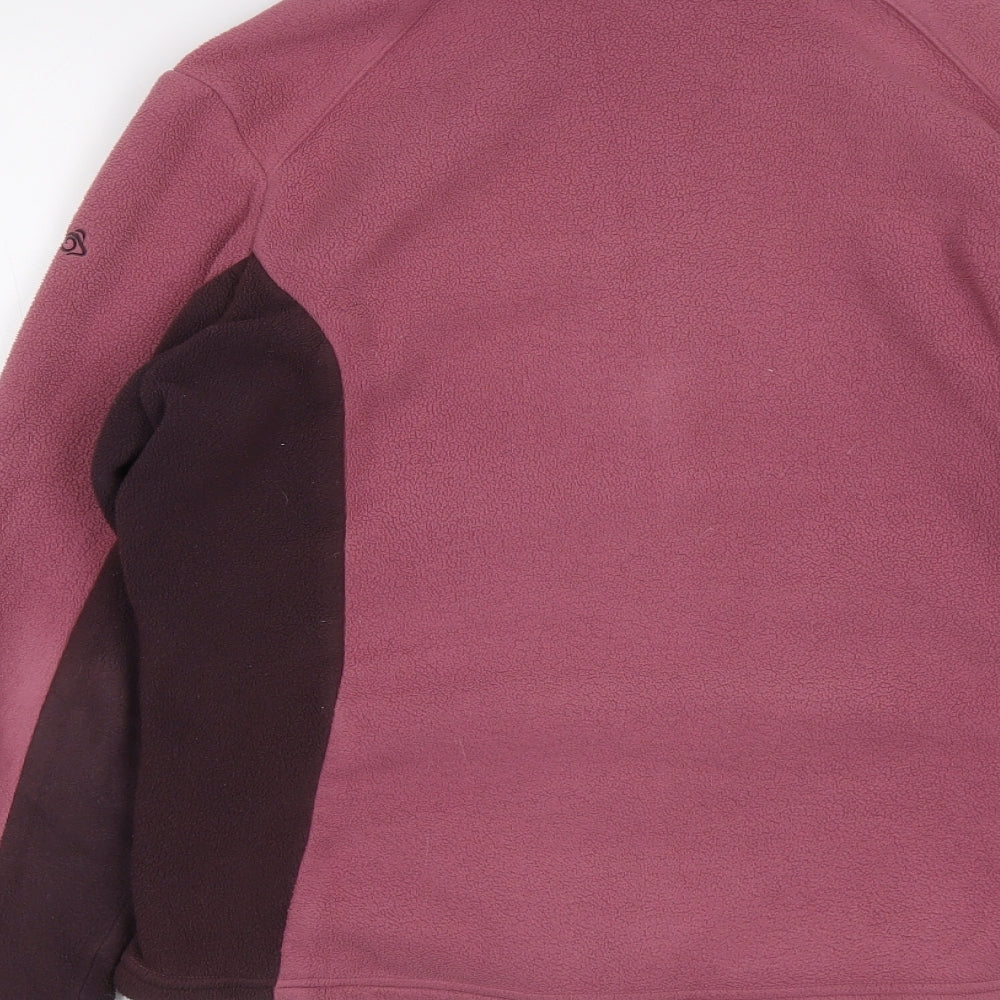 Craghoppers Womens Purple Jacket Size 16 Zip