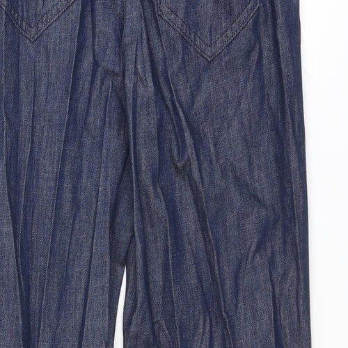 Classic Womens Blue Cotton Straight Jeans Size 30 in Regular