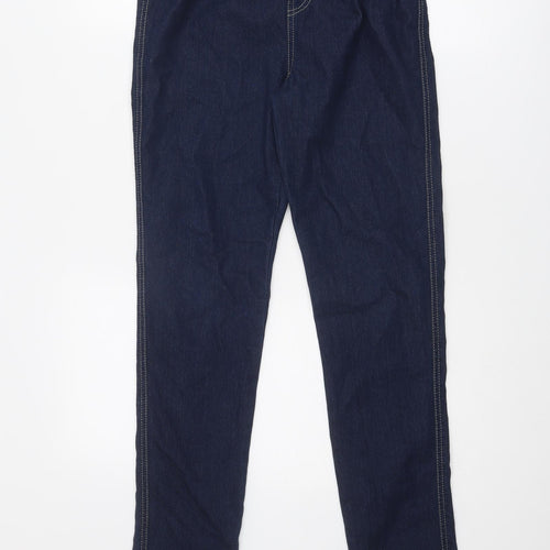 Denim & Co. Womens Blue Cotton Jegging Jeans Size 10 Regular