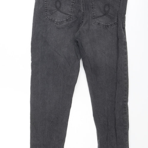 Cherokee Womens Grey Cotton Skinny Jeans Size 10 Regular Zip