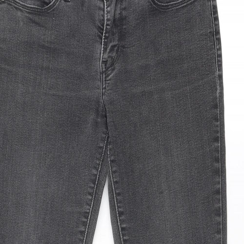Levi's Womens Grey Cotton Skinny Jeans Size 27 in Regular Zip