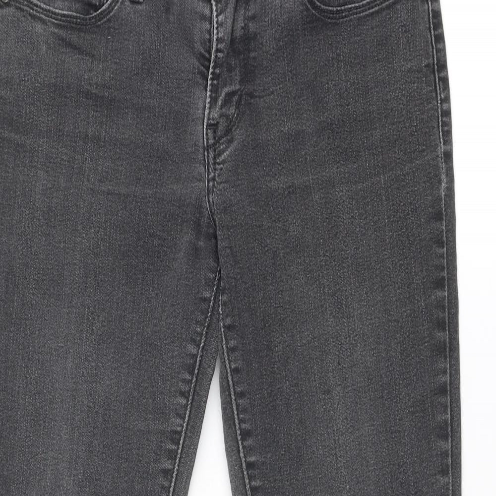 Levi's Womens Grey Cotton Skinny Jeans Size 27 in Regular Zip