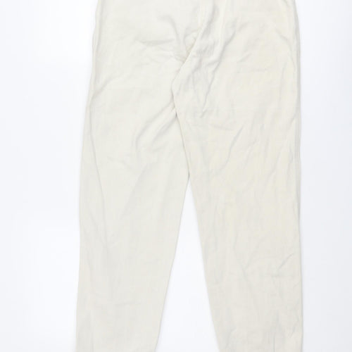 Rookies Womens Ivory Cotton Mom Jeans Size 26 in Regular Zip