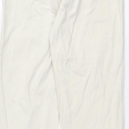 Rookies Womens Ivory Cotton Mom Jeans Size 26 in Regular Zip