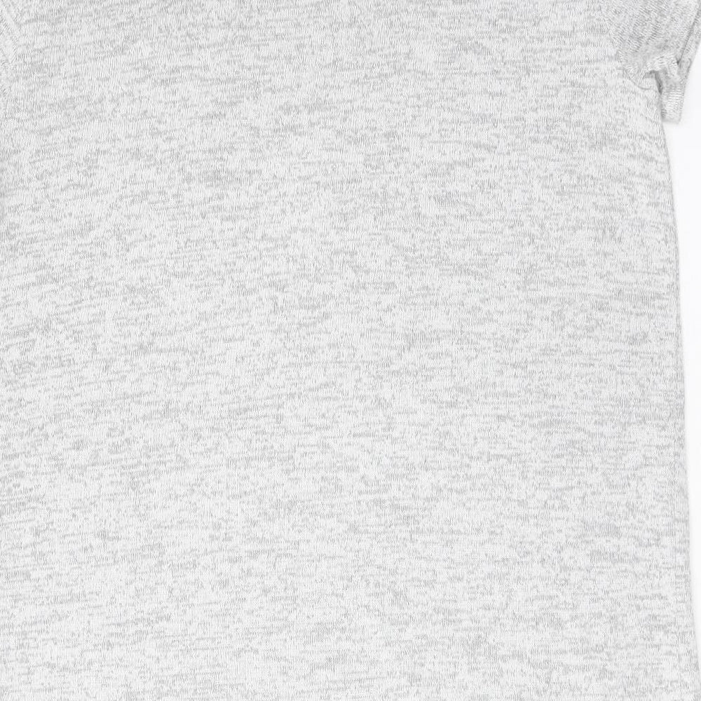 Disney Womens Grey Solid Polyester Top Dress Size 12 - Mickey Minnie Mouse