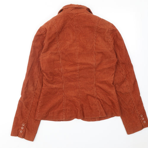 H&M Womens Brown Jacket Size 10 Button