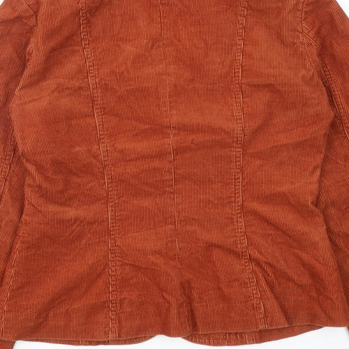H&M Womens Brown Jacket Size 10 Button
