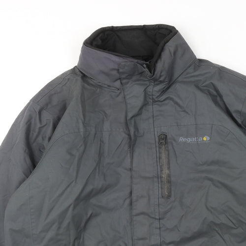 Regatta Mens Green Windbreaker Jacket Size M Zip
