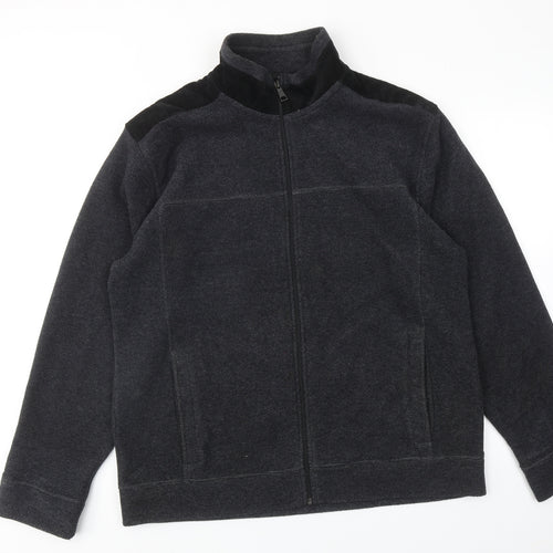 Marks and Spencer Mens Grey Jacket Size L Zip