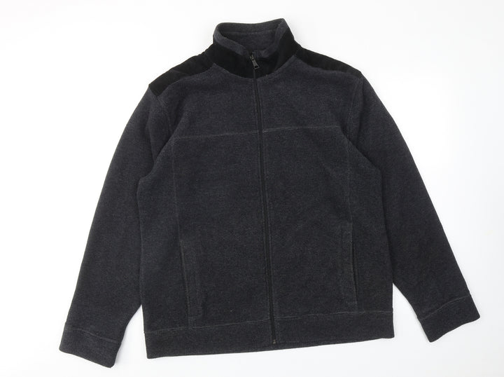 Marks and Spencer Mens Grey Jacket Size L Zip