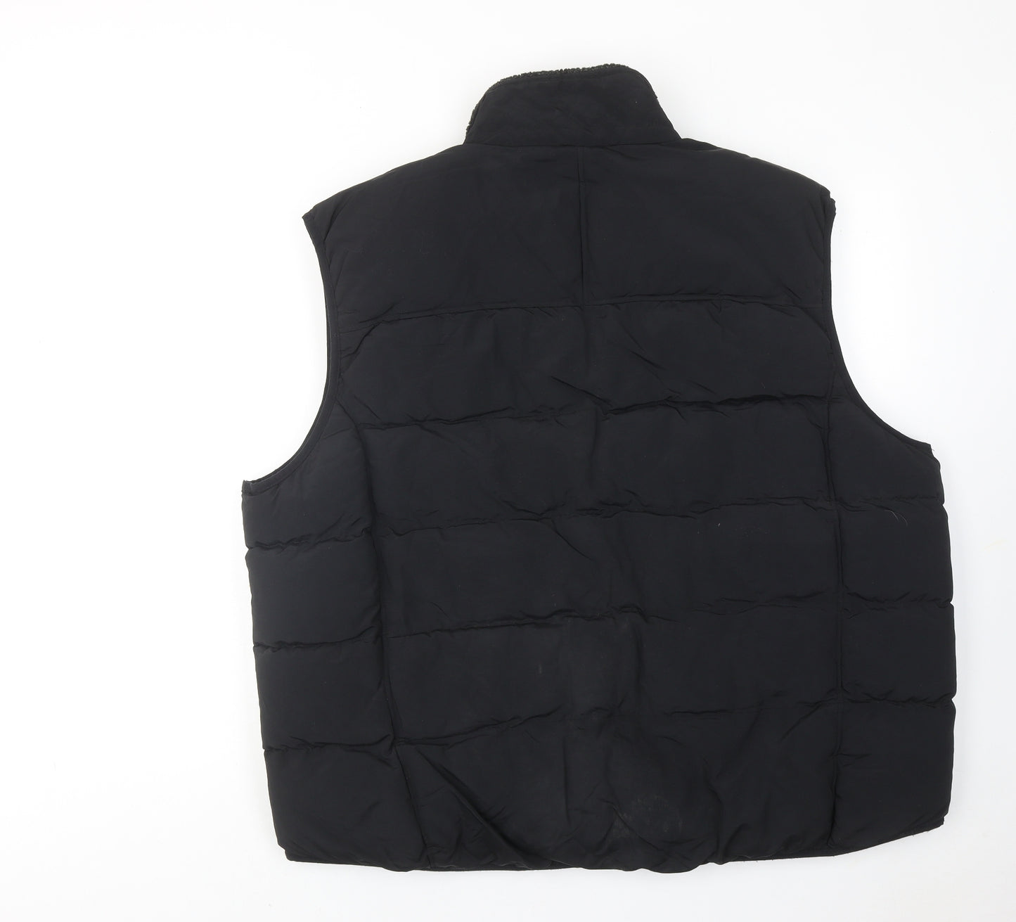 UrbanSpirit Mens Black Gilet Jacket Size 2XL Zip