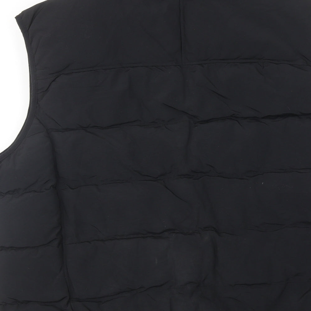 UrbanSpirit Mens Black Gilet Jacket Size 2XL Zip